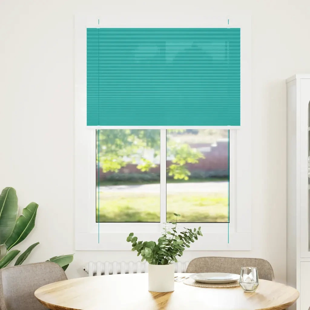 Tenda Plissettata | Tenda pliss¨¨ Verde petrolio 90x150 cm Larghezza Tessuto