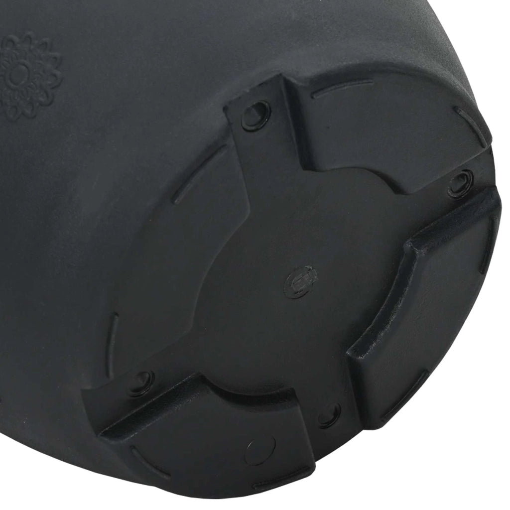 Vasi per Piante 6 pcs Nero Ø 39 x 32 cm Plastica 3403279