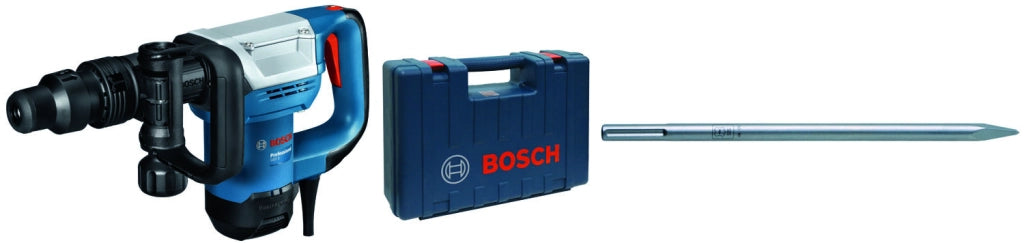 MARTELLO DEMOLITORE ATTACCO SDS-MAX BOSCH 1100W GSH 5 + VALIGETTA E ACCESSORI
