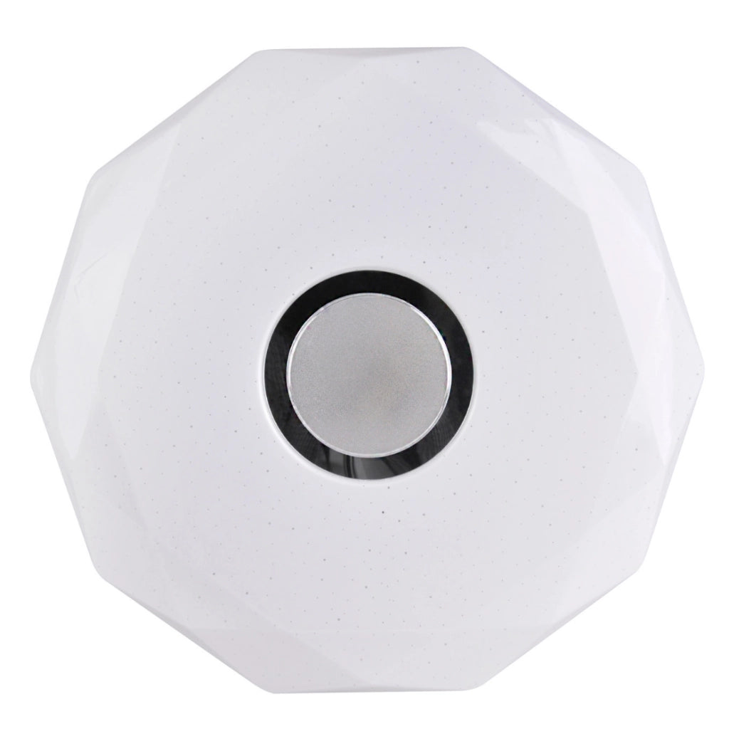 Plafoniera LED 39cm CCT dimmer telecomando Polux Diamond