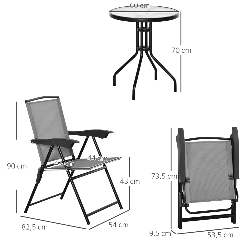 Set Giardino 3 Pezzi ¨C Minimal ¨C Grigio