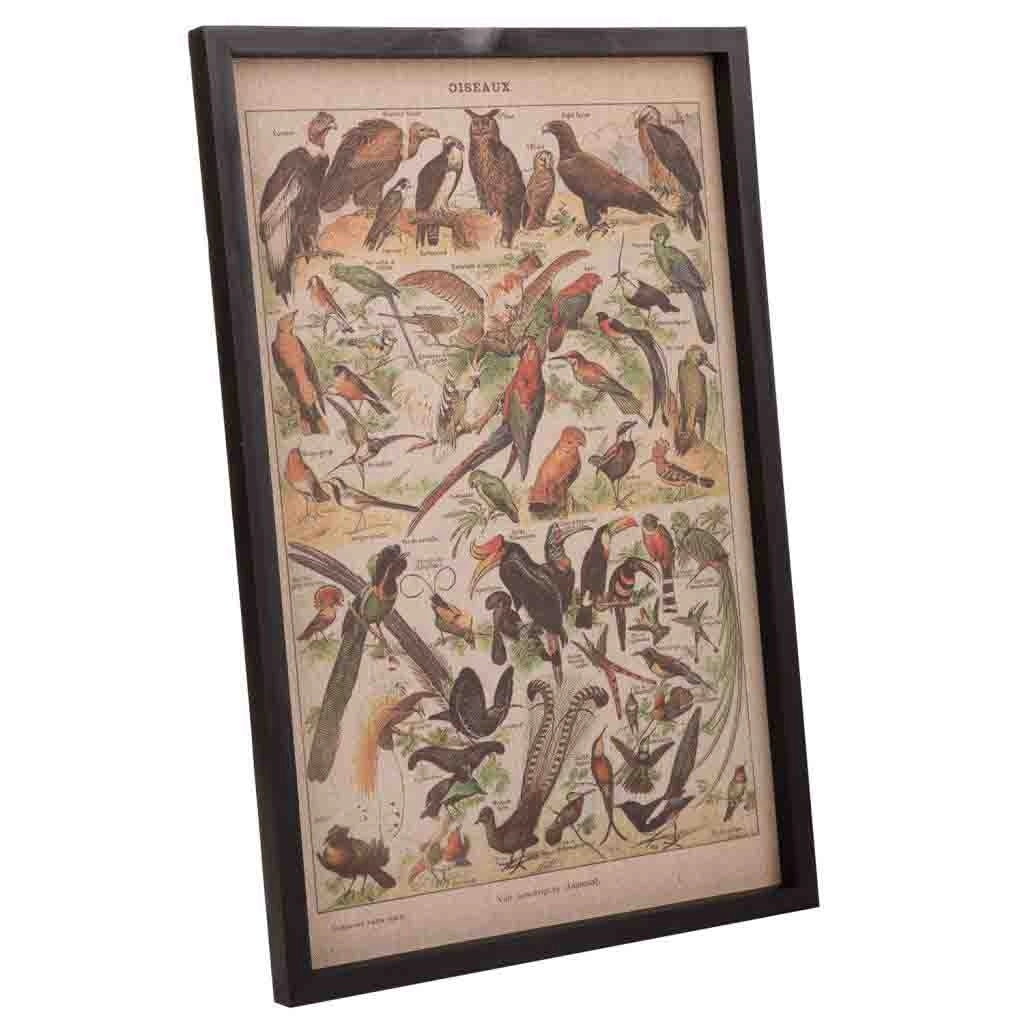 Quadro legno e stoffa 40x60x2,5h