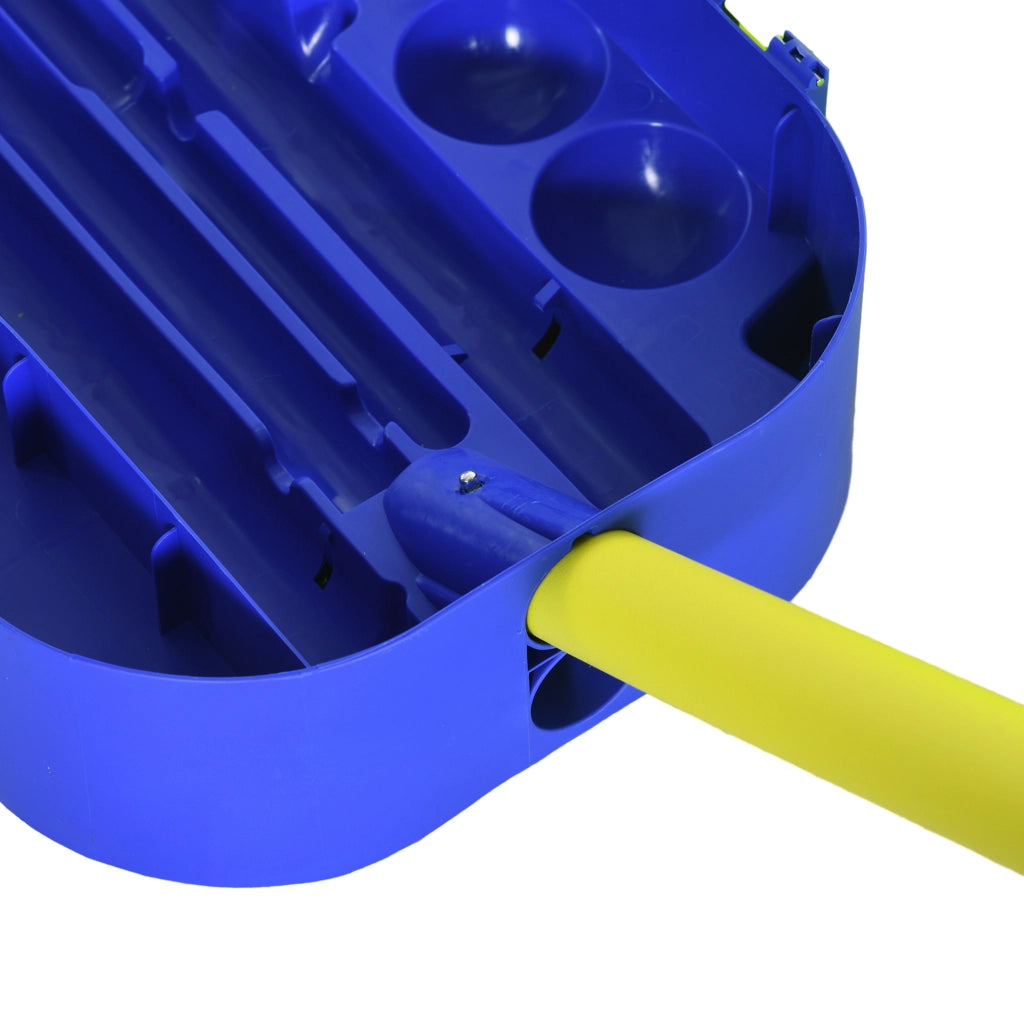 Set rete badminton e pallavolo ULEVR regolabile in altezza con borsa da trasporto, blu