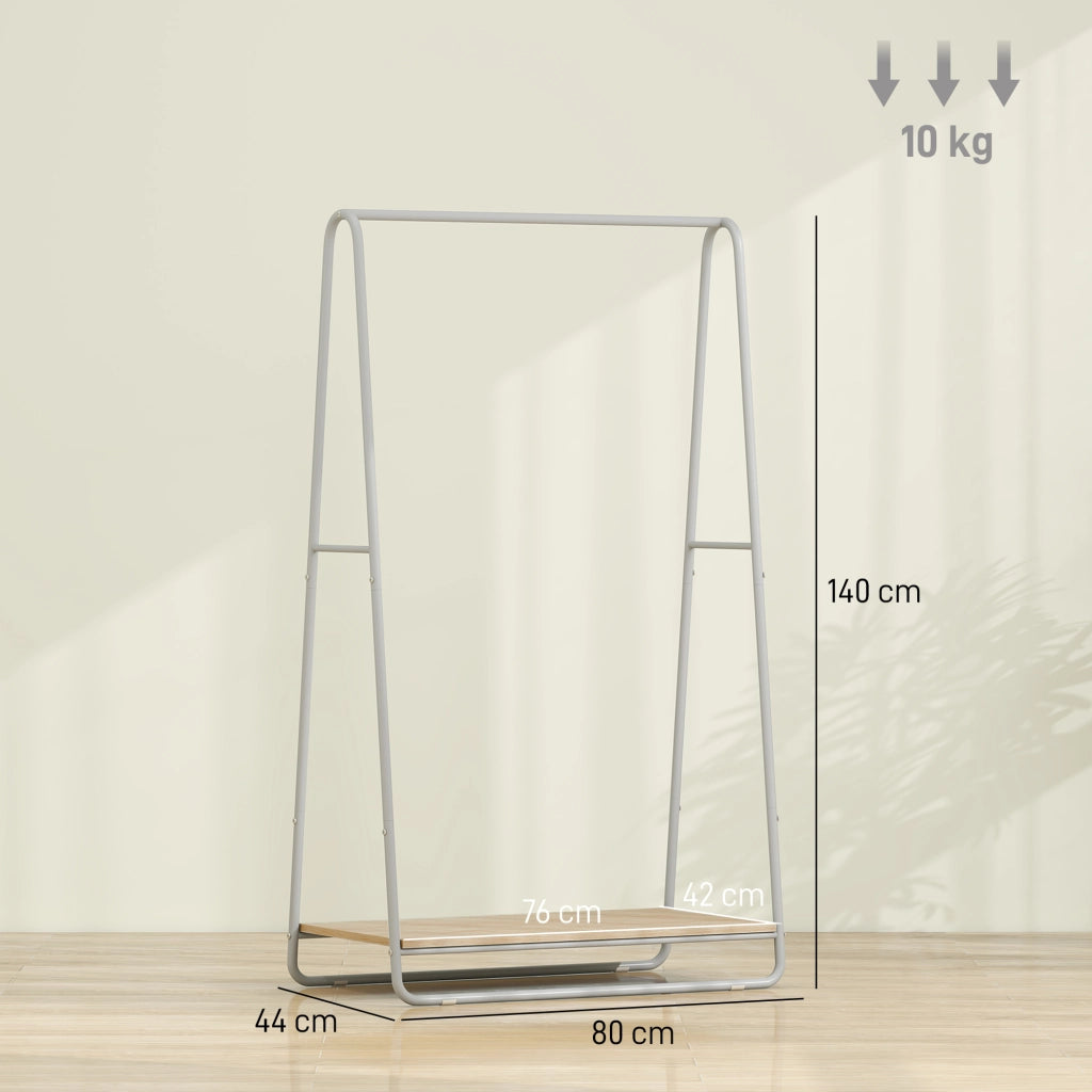 Appendiabiti con porta scarpe e ripiani ¨C Minimal ¨C Grigio