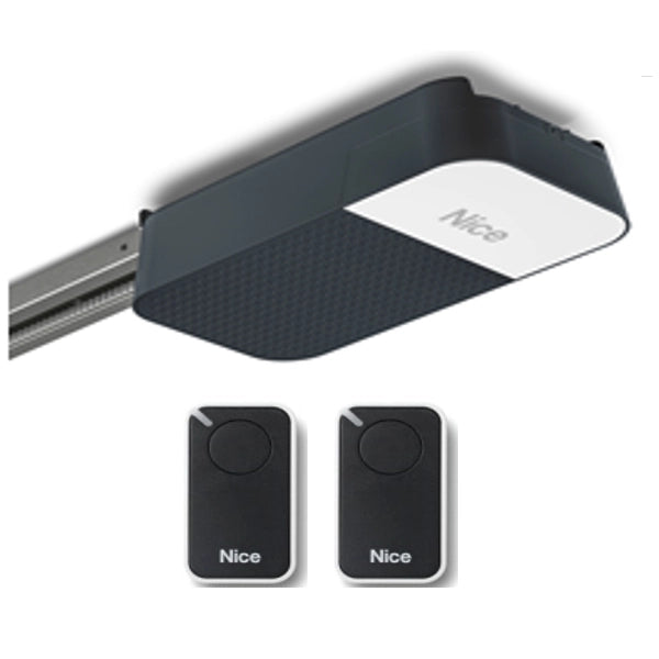 KIT NICE PORTE SEZIONALI E BASCULANTI GUIDA A CINGHIA +2 TELECOMANDI SPIDO16BKCE