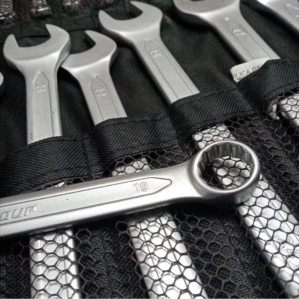 Ff group chiavi combinate serie di 21 pezzi materiale cromo vanadio