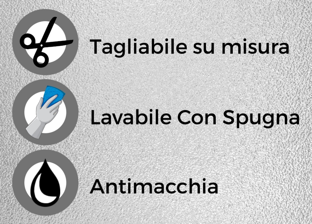 Tovaglia Natalizia Antimacchia Plastificata PVC Glitter Argento Proteggi Tavolo Natale - 140x220 - Glitter Argento