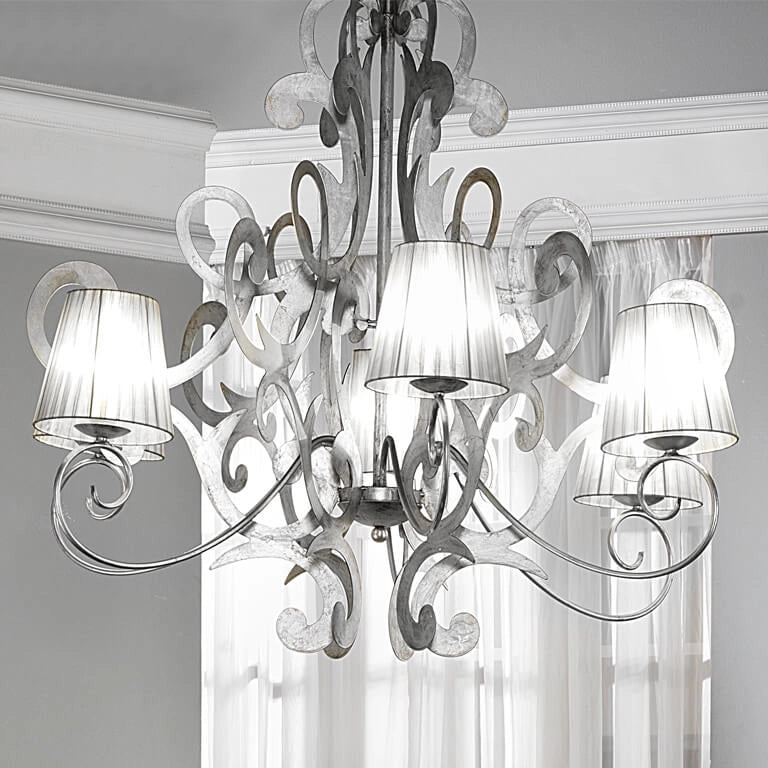 Lampadario Katia argento