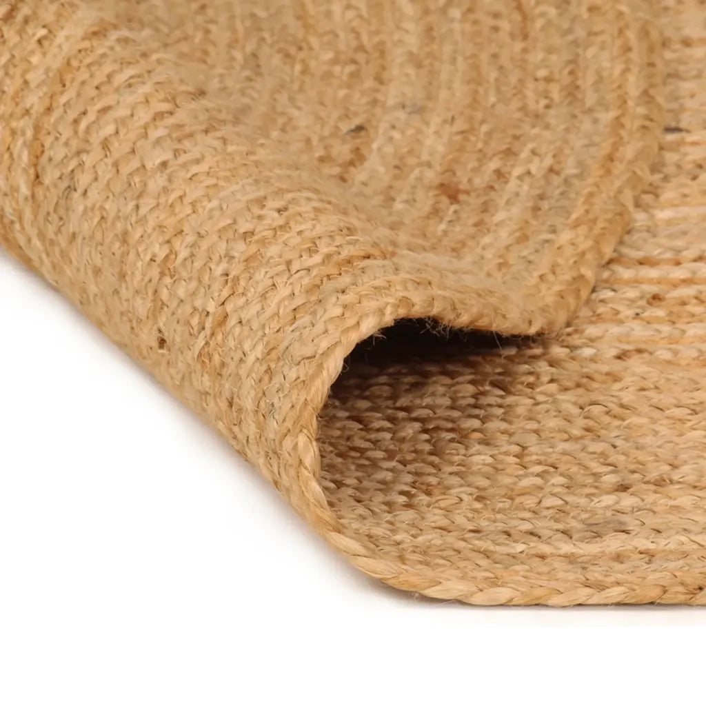 Tappeto in Juta Intrecciata 210 cm Rotondo 343585