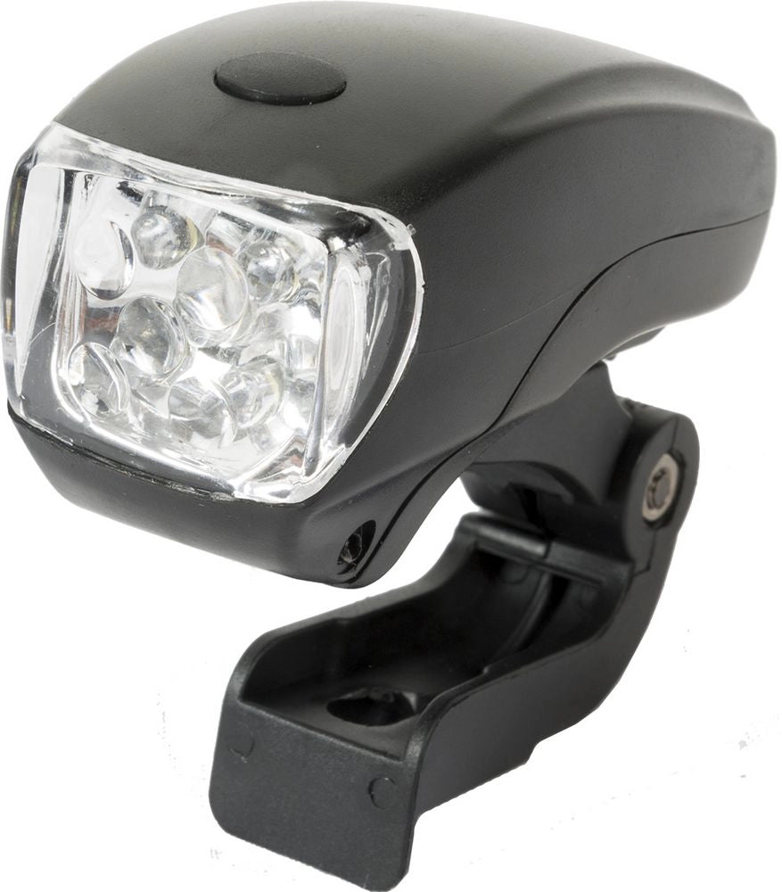 Fanale anteriore bici universale con cinque LED bianchi