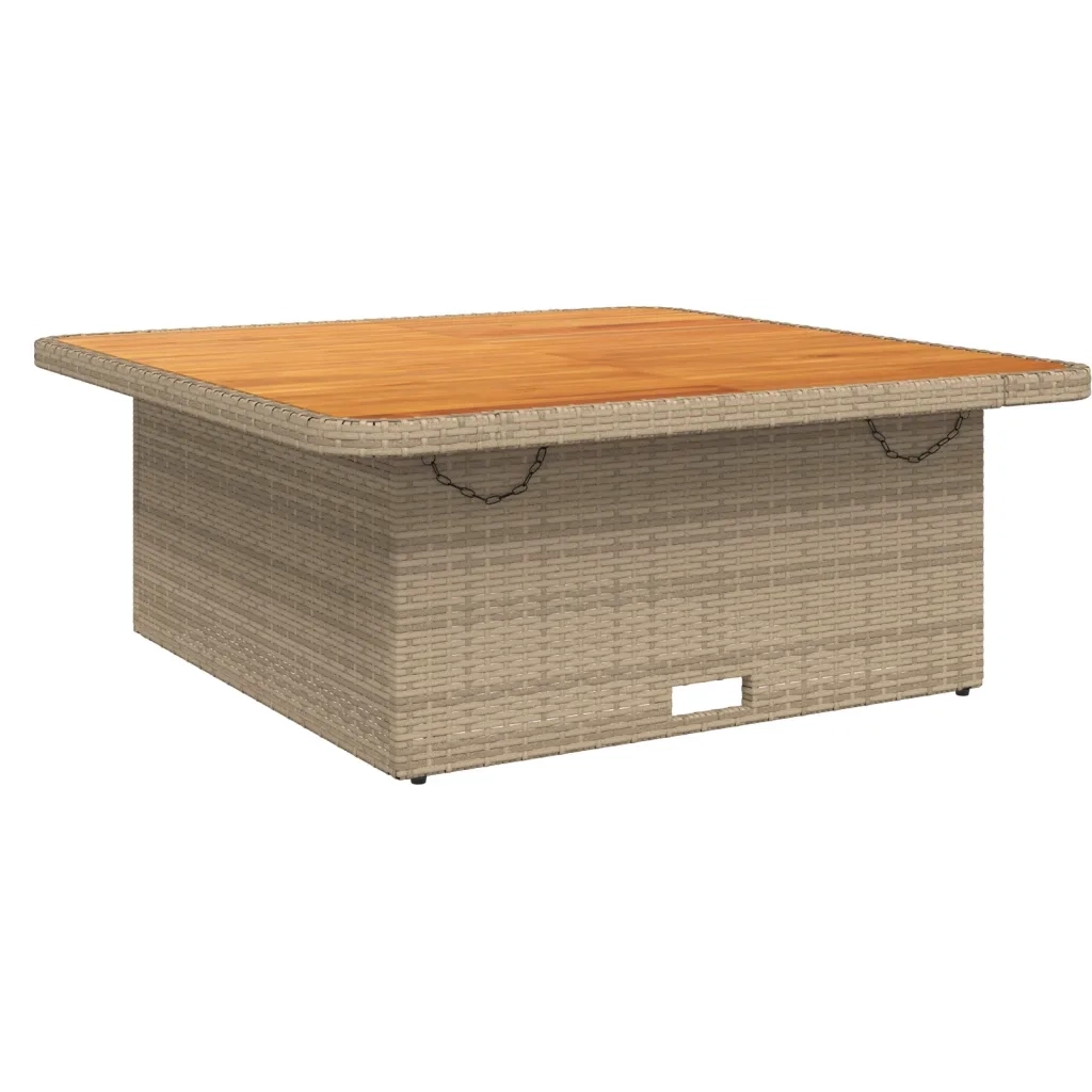 Set da Pranzo da Giardino 4 pz con Cuscini Beige in Polyrattan 3277357