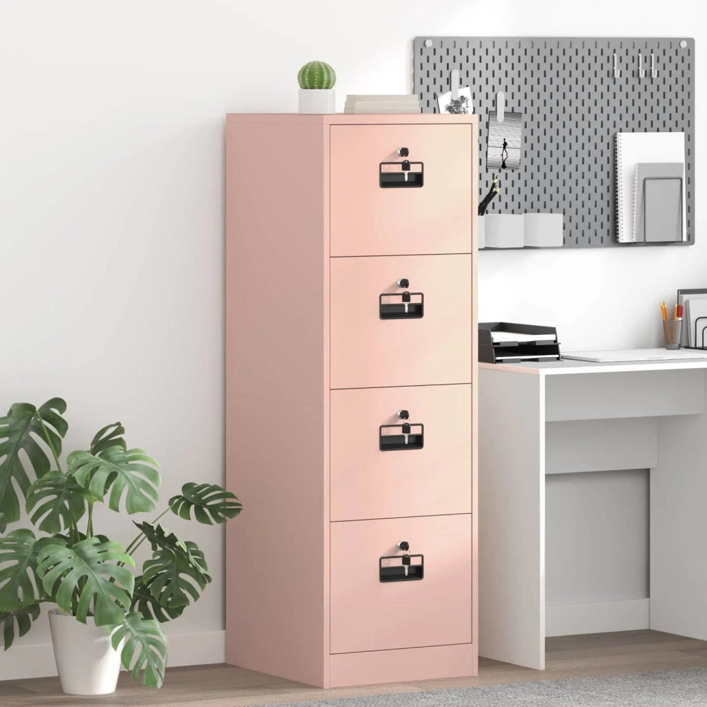 Armadio per File con cassetto 2 pz Rosa 44 x 50 x 139 cm CFW5718398
