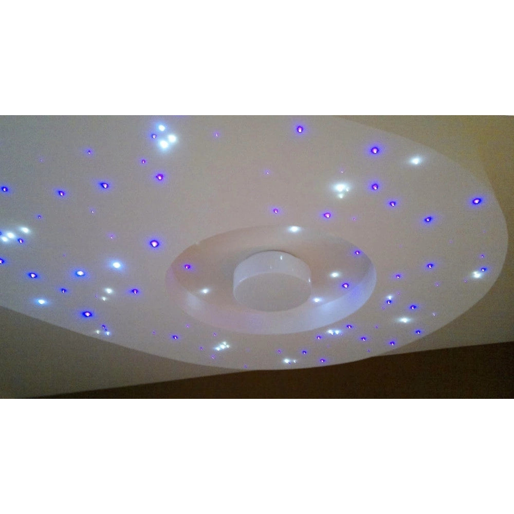 Trade Shop - 50 Led Cielo Stellato Incasso Luce Bianca O Blu Fredda Kit Punti Luce 5/12v - -blu      -