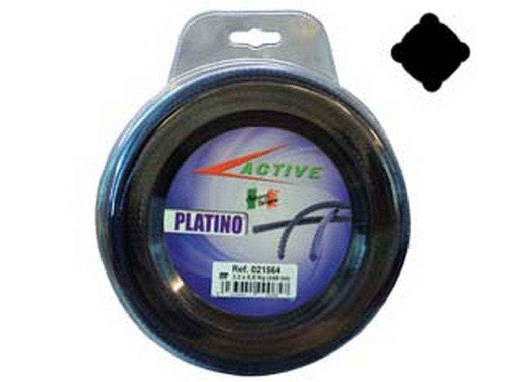 1blister filo nylon "platino" quadro viola decespugliatori  mm3,3 blister mt45 cod:ferx.fer413022