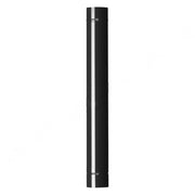 TUBO SMALTATO PER STUFE cm 100 ø 13 nero lucido EUROPROFIL