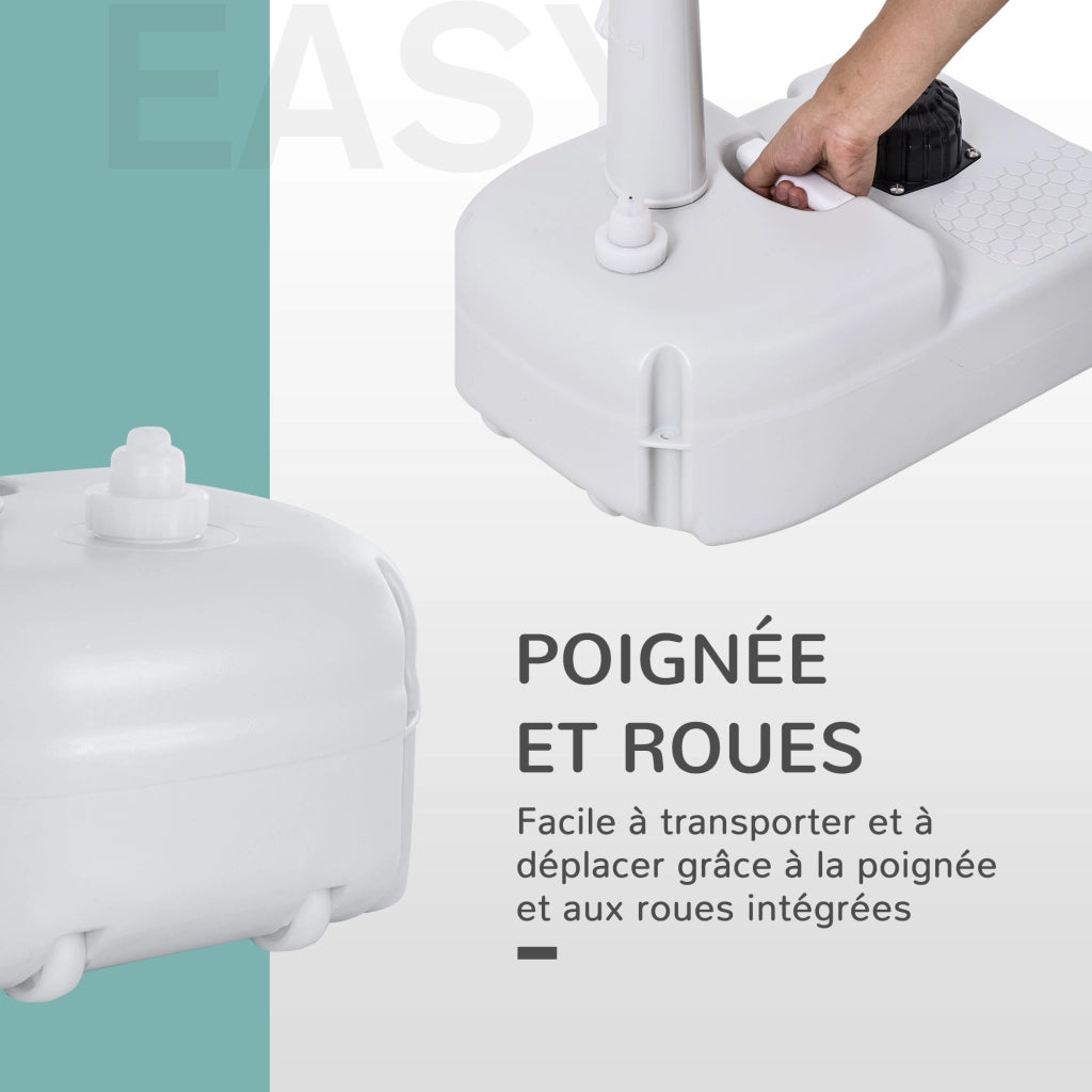 Lavabo mobile con ruote ¨C zephmum ¨C grigio