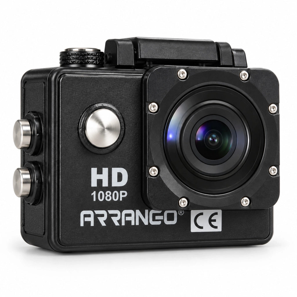 TELECAMERA SPORT ACTION CAM FULL HD 1080P IMPERMEABILE LCD 2" 30M BLACK AC61146
