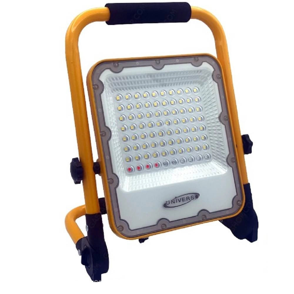 Trade Shop - Faro Led Slim Smd 50w Ricaricabile Portatile Staffa Da Esterno Luce 6500k Mg-50 -