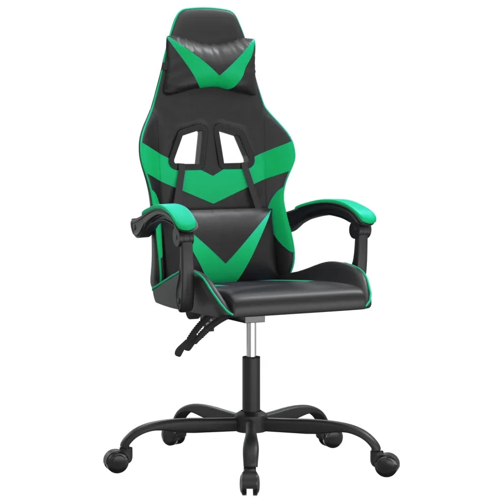 Sedia da Gaming | Sedia da e-sports Nera e Verde in Similpelle