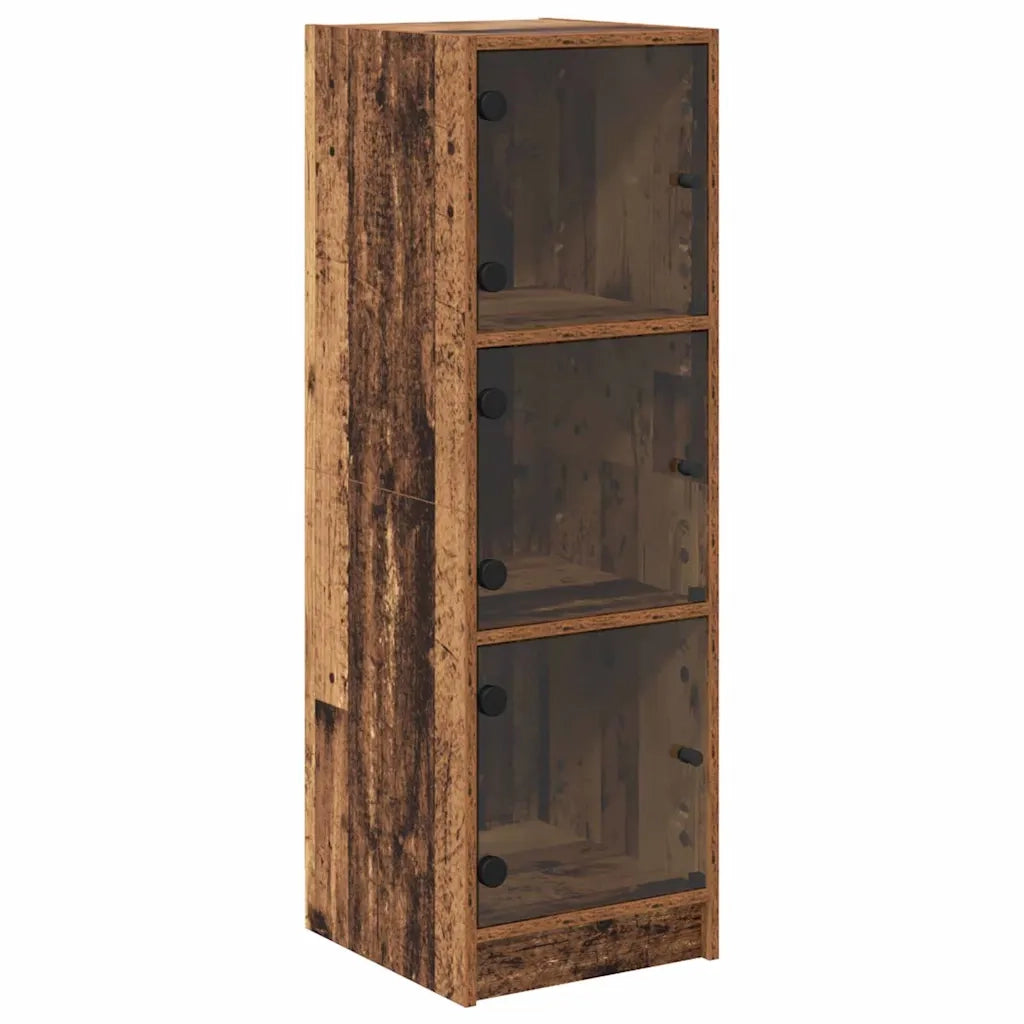 Credenza | Madia | Buffet da pranzo | Armadio da pranzo Legno vecchio 35 x 37 x 109 cm Legno multistrato