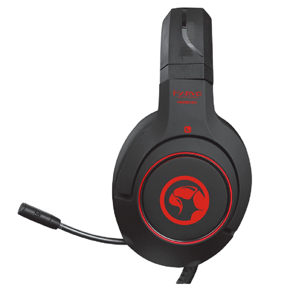 Trade Shop - Cuffie Gaming Headset Marvo Hg9032 Scorpion Usb Auricolare Microfono Pc Ps4 Xbox -