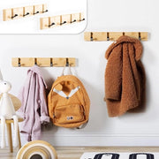 Hanger per abito pieghevole - Bambù - Set da 2 - Armadio a muro in legno
