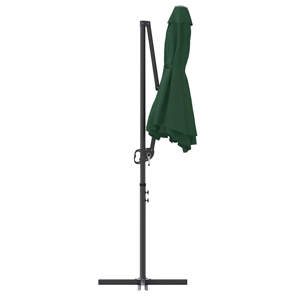 Ombrello | Parasolne Verde 372 x 198 x 243 cm Poliestere e Alluminio