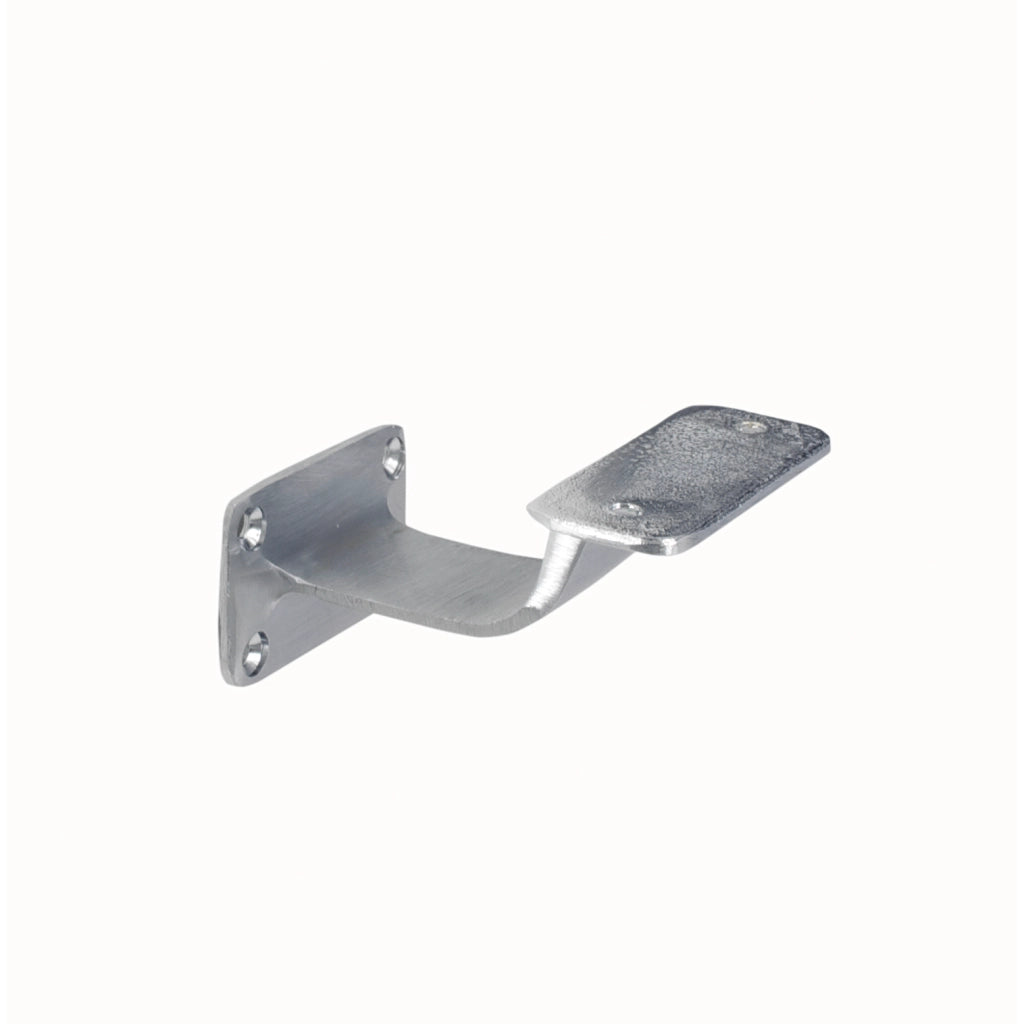 SUPPORTO CORRIMANO PIANO CROMO SATINATO MODELLO C/