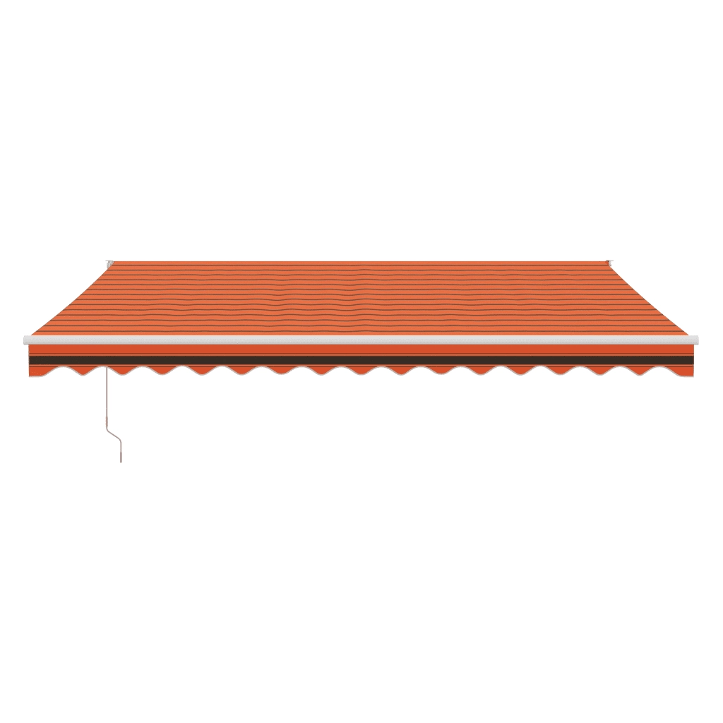 Tenda Sole Automatica Retrattile Arancione e Marrone 4x3 m 3154493