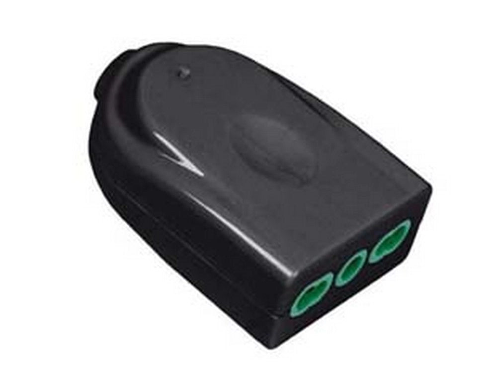 10pz presa dritta 2 poli + terra bipasso 16a nera "linea garanti" - nera 82571-e cod:ferx.fer419765
