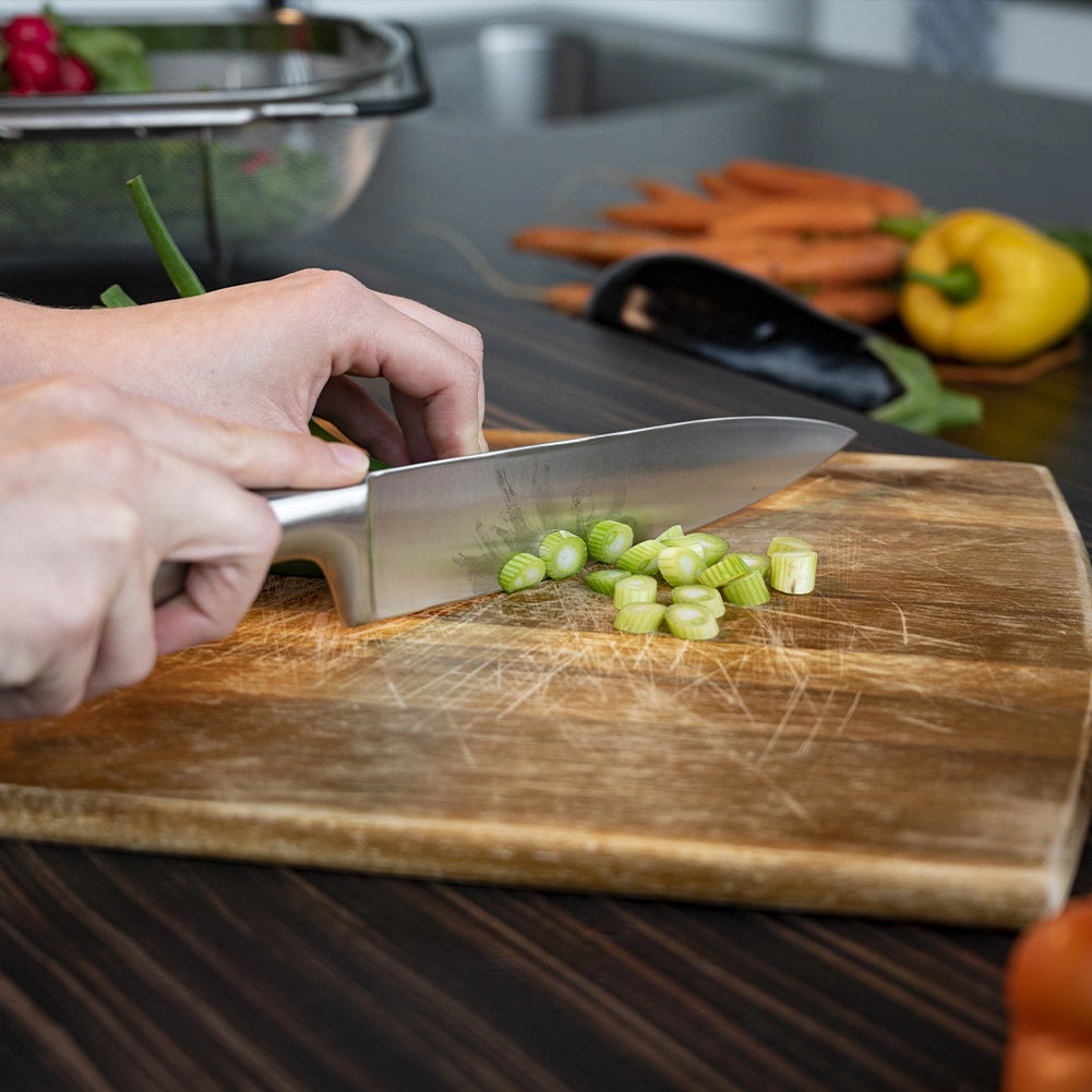 Coltello Chef in Acciaio Inossidabile Lama da 33,5 cm Ideale Carne Pesce Verdure
