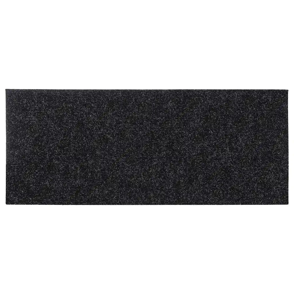 Tappetini per scale autoadesivi 30 pz | Gradini per Scale 60x25 cm neri rettangolari