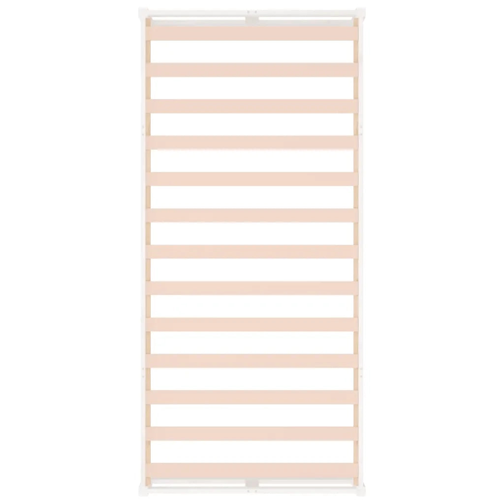 Giroletto-Struttura Letto Bianco 90x200 cm in Legno Massello 237224