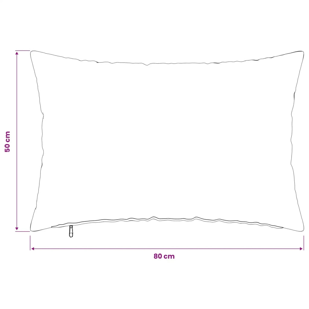 Federa 2 pcs HEERLEN Grigio Chiaro 50 x 80 cm 912029