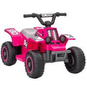 Quad Elettrico per Bambini ¨C Minimal ¨C Rosa, LED, 18-36 Mesi