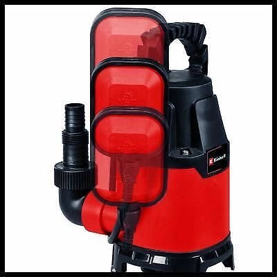 Einhell 4181530 GC-DP 3325 Pompa per acque scure 330 W portata 9500 L-h prevalenza 6 m corpi estranei 25 mm colore Nero