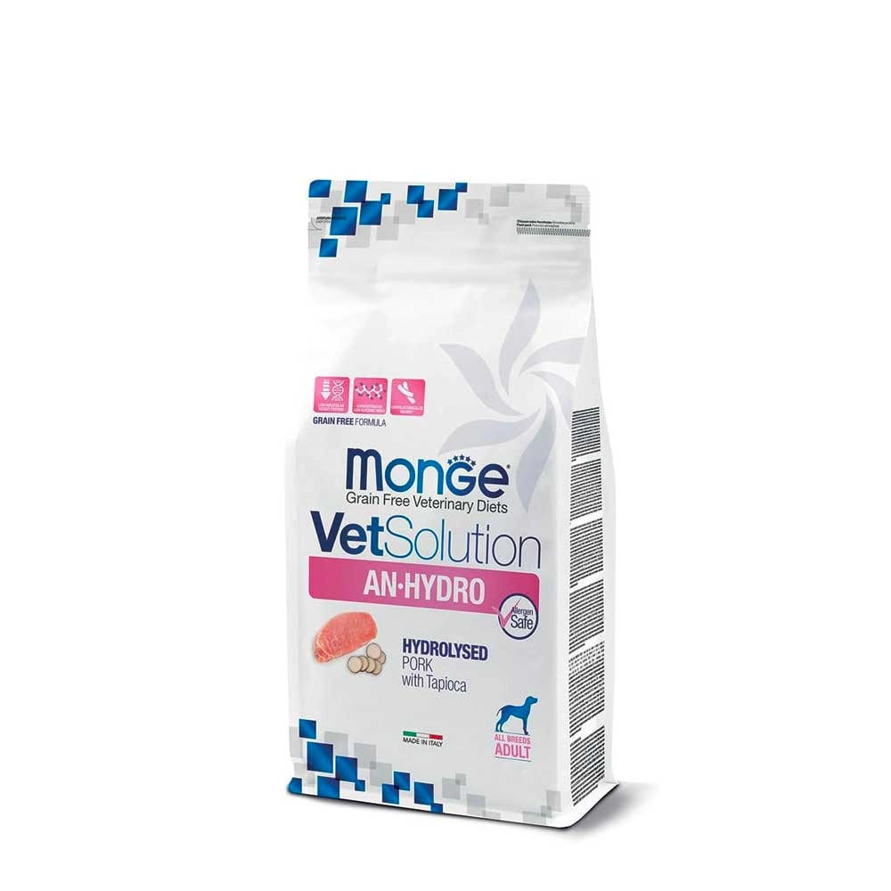 Monge Dog VetSolution An-Hydro Canine Maiale 2kg