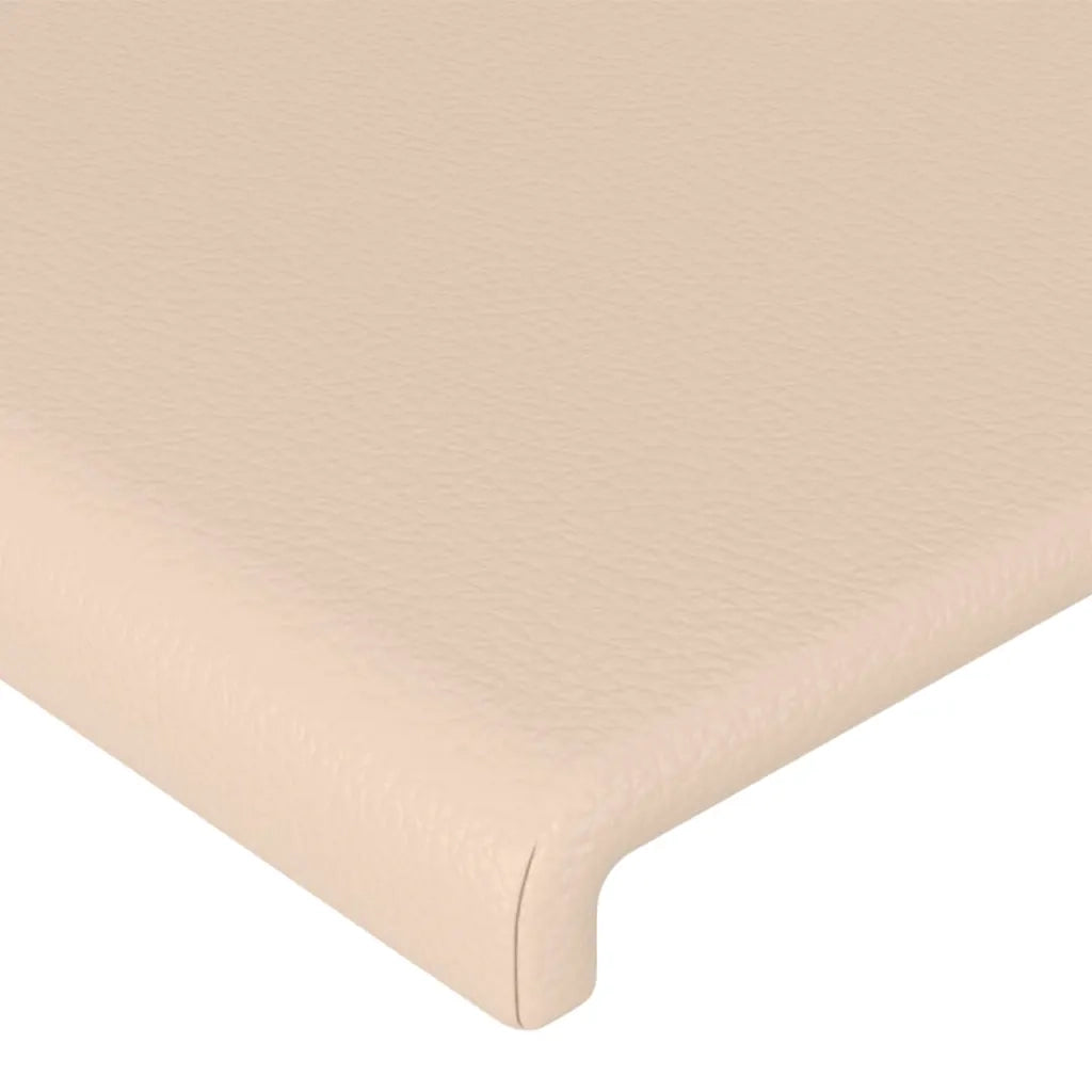 Testiera | Testata ad Orecchio Cappuccino 93x16x118/128 cm in Similpelle