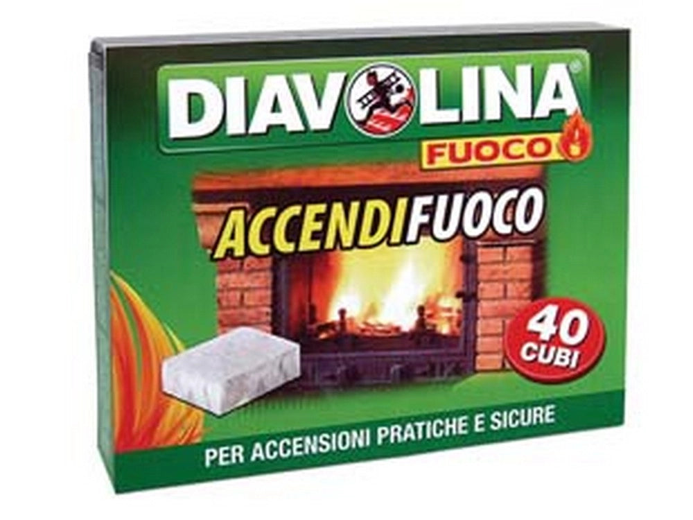 6pz diavolina accendifuoco - conf. 40 cubi cod:ferx.fer295383