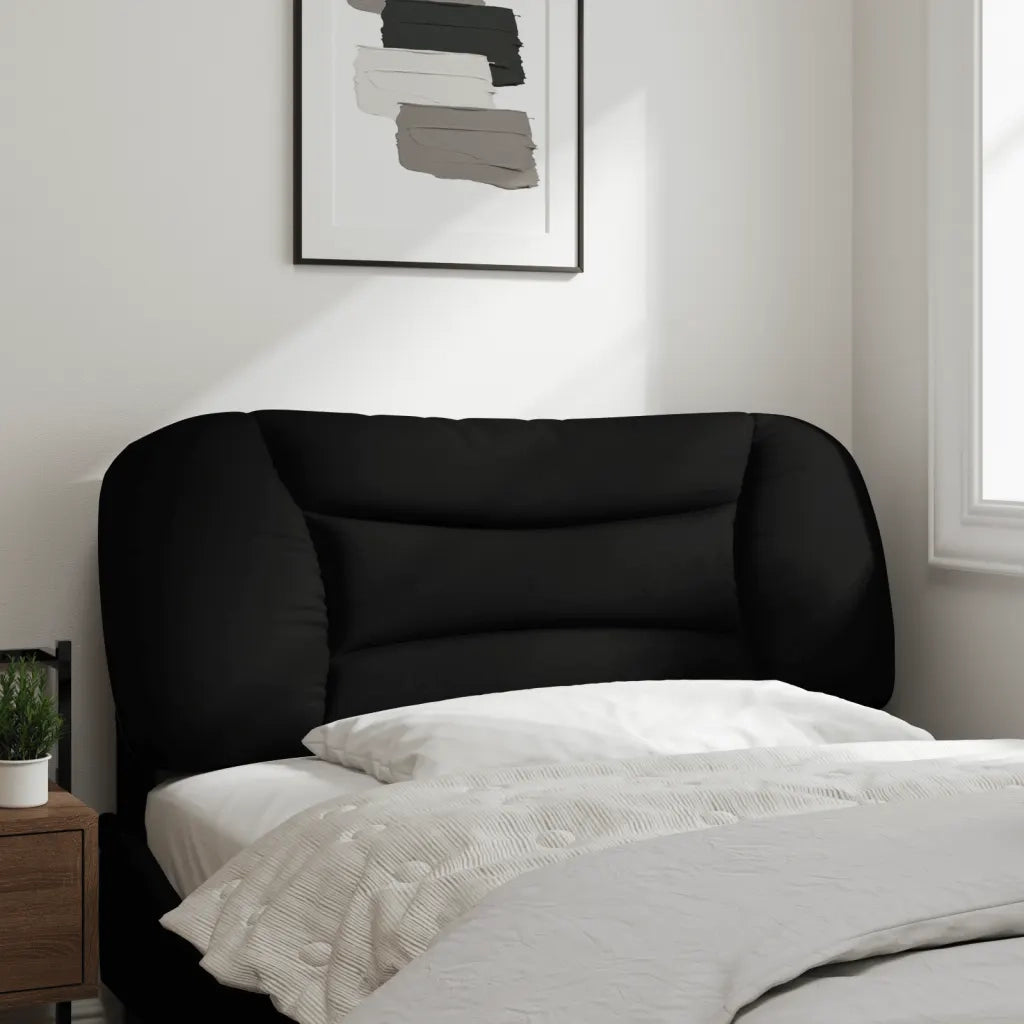 Cuscino Testiera Hvar Nero 100 cm in Tessuto 374551