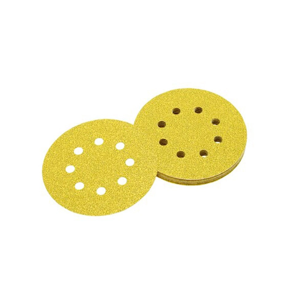 Dewalt 10pz da 125mm disco abrasivo per levigatrice con velcro, grana 320