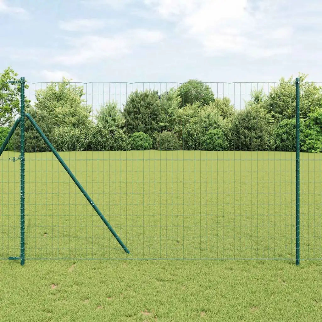 Recinzione Euro Verde 1,5 x 10 m Ferro rivestito in PVC 42004352