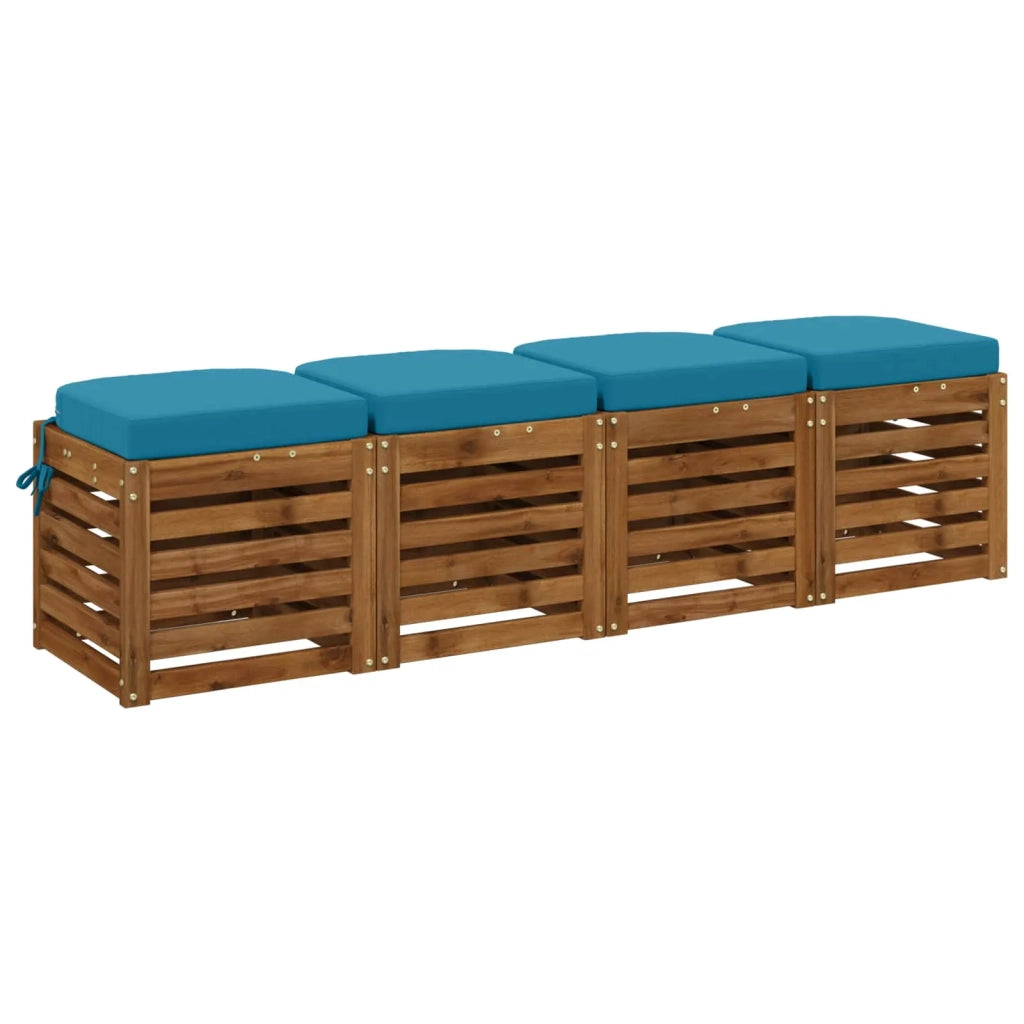 Cuscini per sedile a 4 pezzi SOEST 4 pcs 100% Poliestere 945266