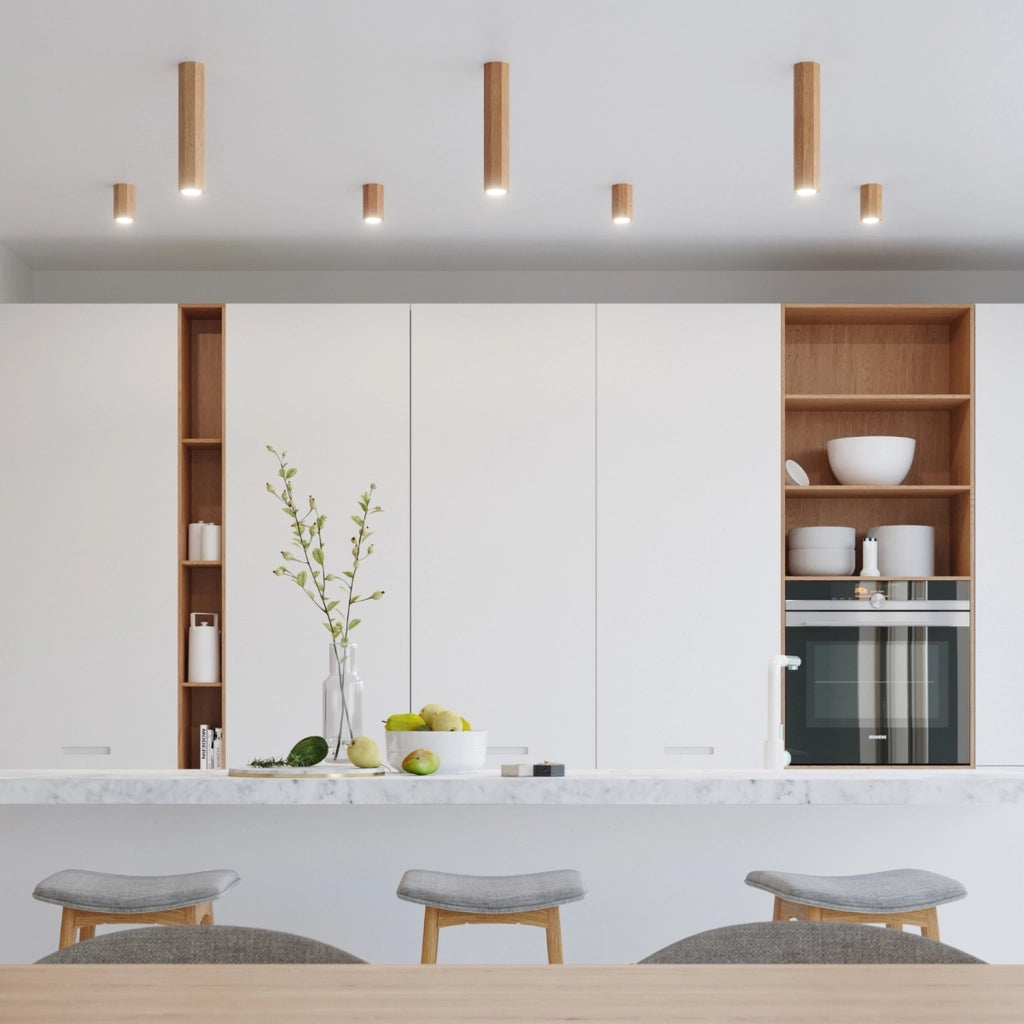 Lampada da soffitto ZEKE 2 rovere