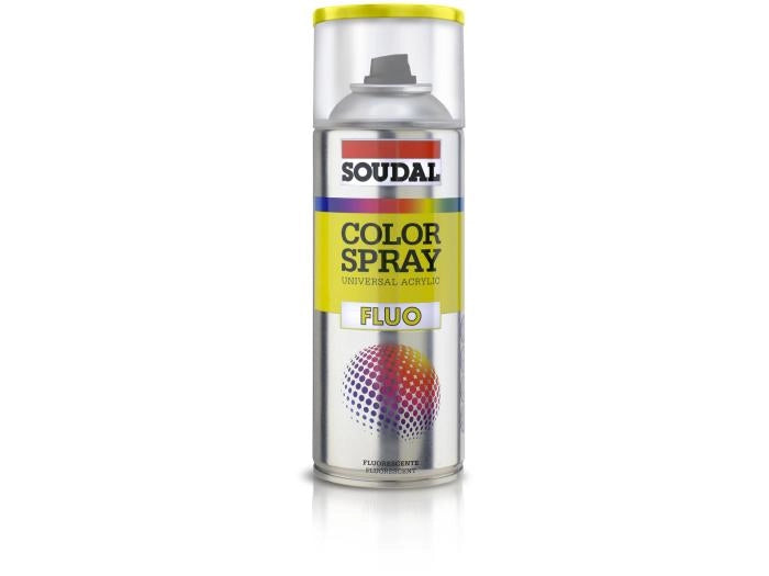 BOMBOLETTA SPRAY FLUORESCENTE SOUDAL 400 ml - Arancio - 6 pezzi- SOUDAL