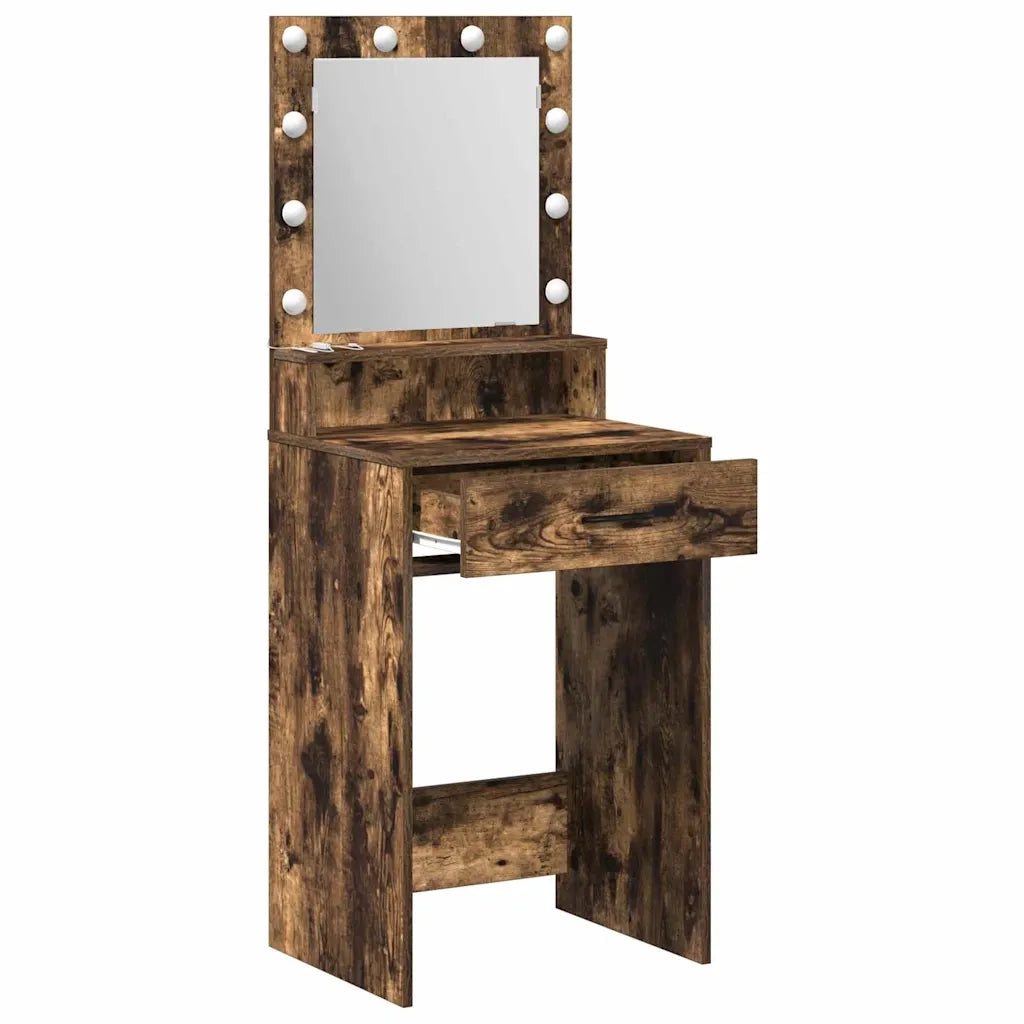 Tavolo da Trucco Rovere fumé 50 x 41 x 135 cm 865095