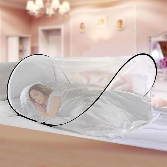 Retrattile Zanzara per Viaggiatori - Letto Singolo - Campeggio - Capanno Pop-up