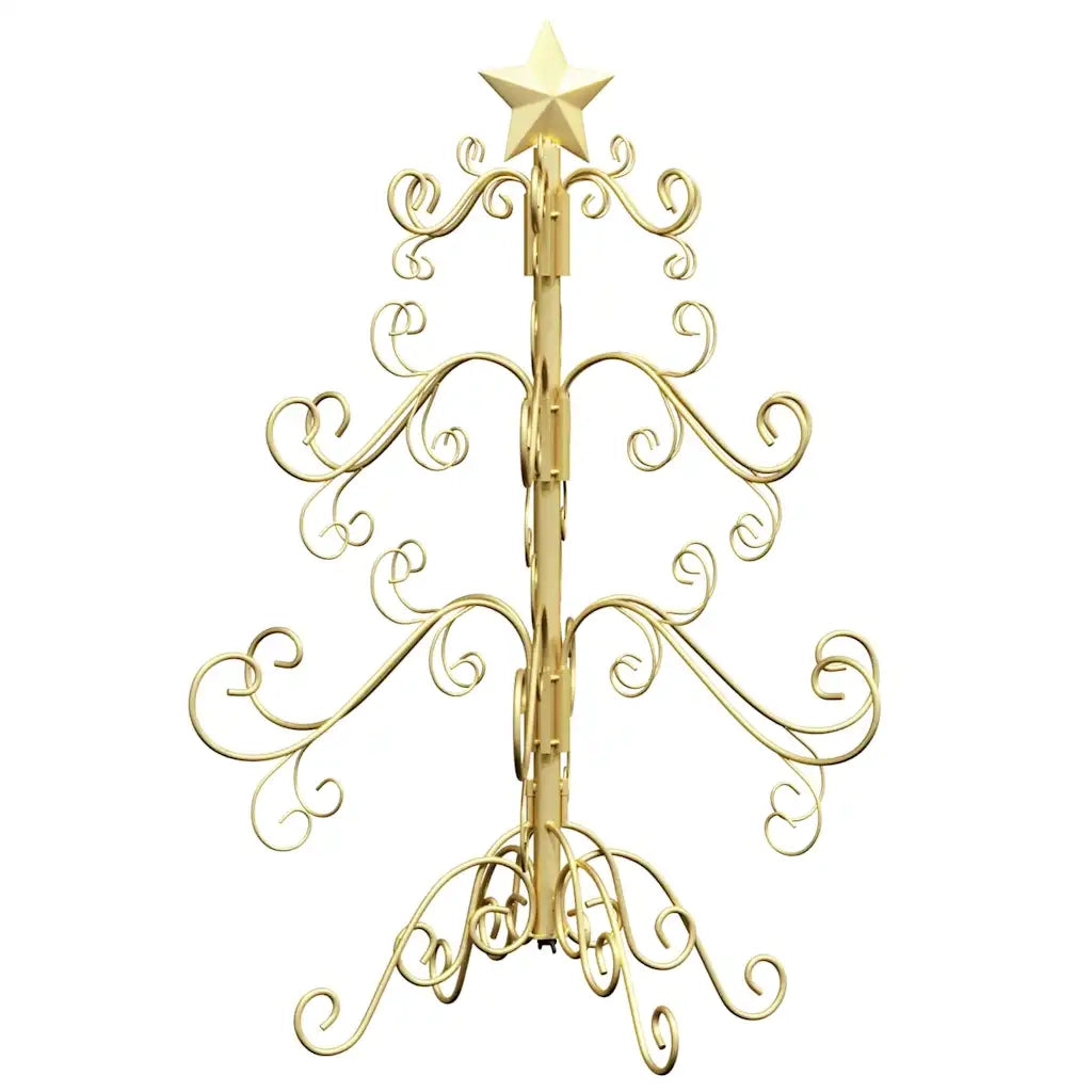 Albero di Natale in metallo Oro 61 cm 42019181