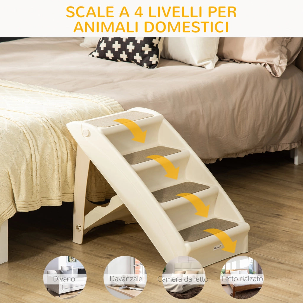 Scaletta per Cani Pieghevole ¨C Minimal ¨C Beige