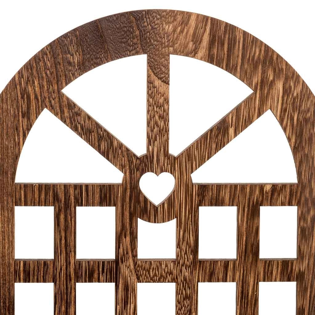 Supporto in legno marrone 25x15x35,5h